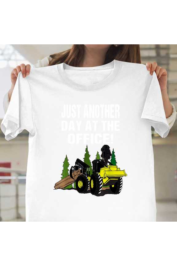 Logging Skidder Driver Funny Diesel Worker Forestry Unisex T-Shirt, S-3XL