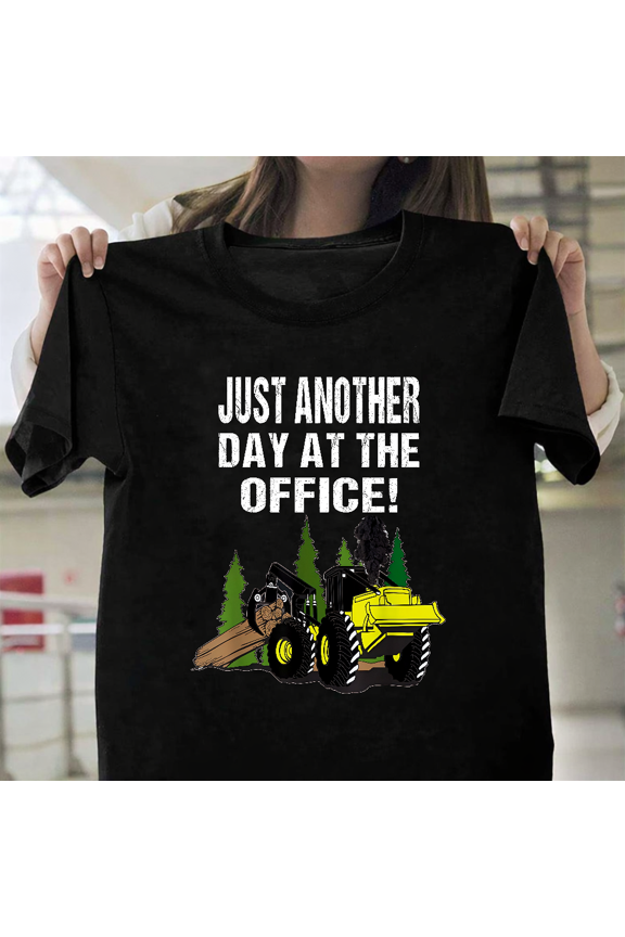 Logging Skidder Driver Funny Diesel Worker Forestry Unisex T-Shirt, S-3XL