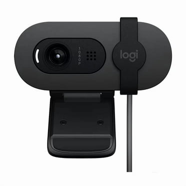 Logi Brio 90 HD 1080p webcam with automatic light balancing, integrated privacy shutter, and built-in microphone
