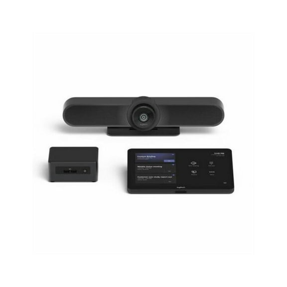 Logitech Small Microsoft Teams Rooms with Tap + MeetUp + ASUS&reg; NUC - For Video Conferencing, Huddle Space, Collaboration Space, Meeting Room - Small Room Size Supported - 1280 x 800 Video (Live...