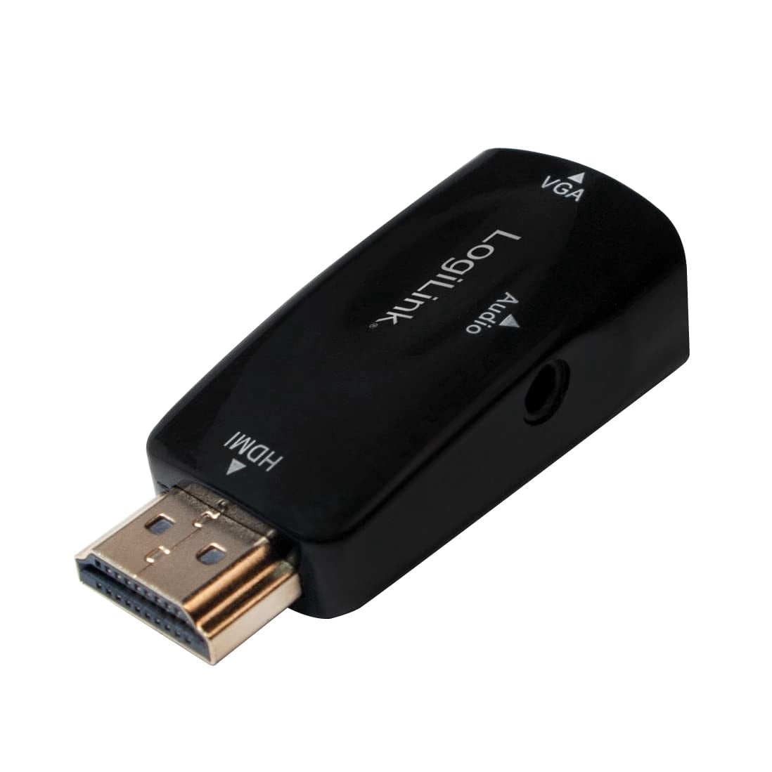 LogiLink HDMI (Stecker) zu VGA plus Audio Konverter mit AG6200 Chipsatz ohne Reduzierung des Si
