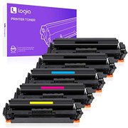 Logia 5-Pack Toner Cartridges for HP LaserJet 410A, 411A, 412A & 413A, Premium High-Yield Set Includes 2 Black, 1 Cyan, 1 Magenta
