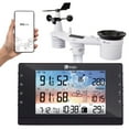 thumbnail image 1 of Logia 5-in-1 Wifi Weather Station with LED Display and Solar, 5-Function Indoor/Outdoor, 1 of 8