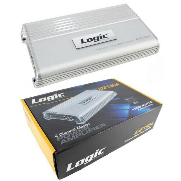 Logic AXP1604 Amplifier 4 Channel 1600 Watts - Walmart.com