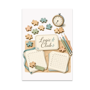 Logic Club Classroom Wall Art - Logic Club Students - 13x19 Poster Print