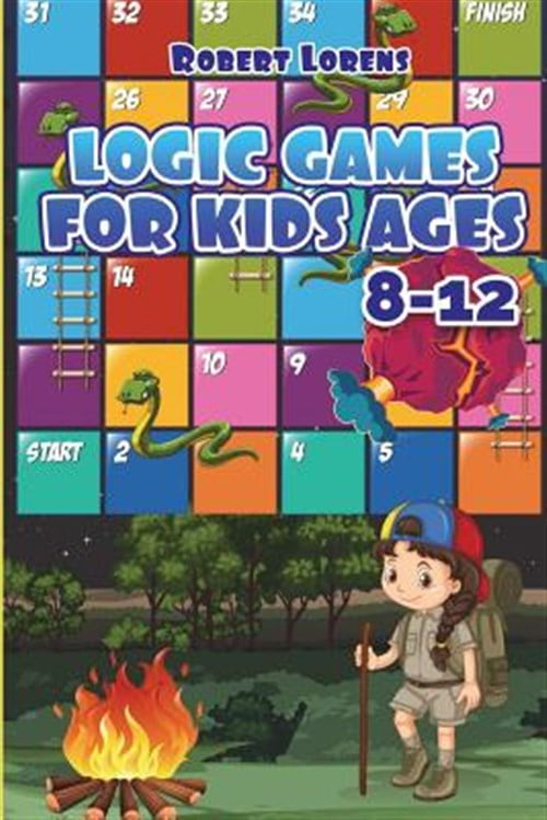 Brain Teaser Games: Logic Games For Kids 8-12: Hakyuu Logic Puzzles