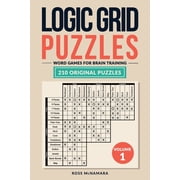Logic Grid Puzzles Word Games for Brain Training, Paperback