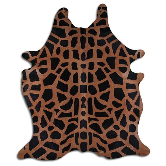 Logic PRINTED cowhide rugs for sale GIRAFFE ON CAMEL rug