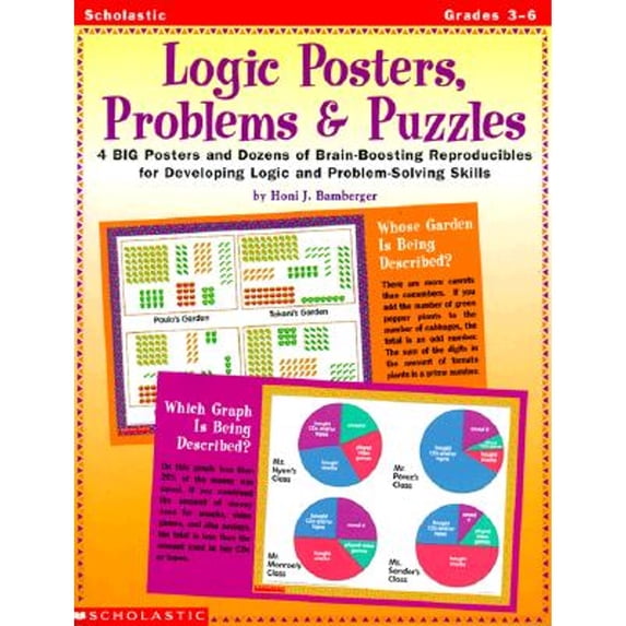 Pre-Owned Logic Posters, Problems & Puzzles (Grades 3-6) (Paperback) 0590642731 9780590642736
