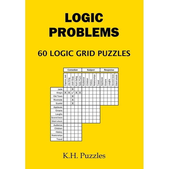 Logic Problems: 60 Logic Grid Puzzles, (Paperback)