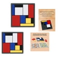 thumbnail image 1 of Logic Puzzle Brain Teaser Kit – 88 Challenges Across 4 Difficulty Levels, Portable Mind Game for Students & Adult Learners(2pcs), 1 of 7