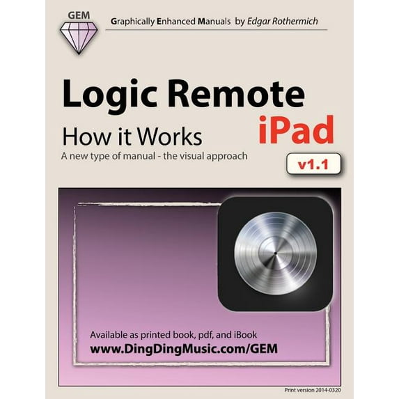 Logic Remote (iPad) - How it Works: A new type of manual - the visual approach (Paperback) by Edgar Rothermich