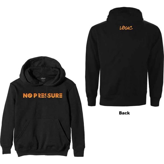 Logic Unisex Pullover Hoodie Sweatshirt No Pressure Gradient (Back Print) (X-Large)