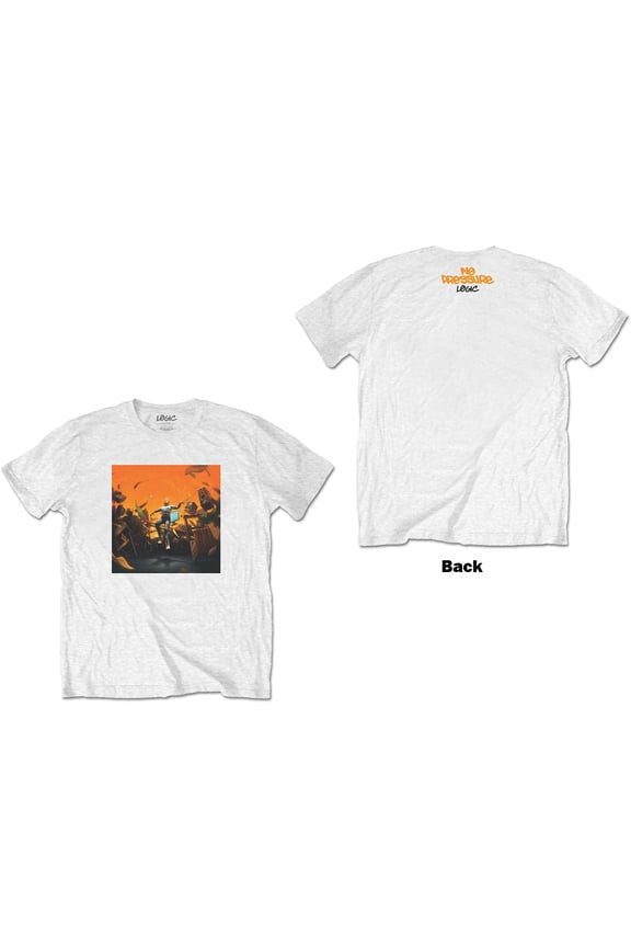 Logic Unisex T-Shirt No Pressure (Back Print) (Small)