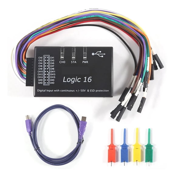 Logic Usb Logic Analyzer Multi System For Official Version Sample Rate 100M 16 Channels Instruments