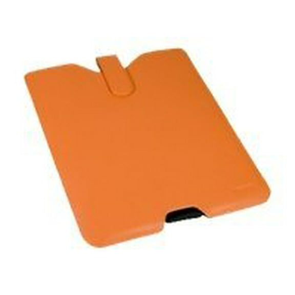 Logic3 Leather Case - Case for tablet - leather - orange - for Apple iPad 1