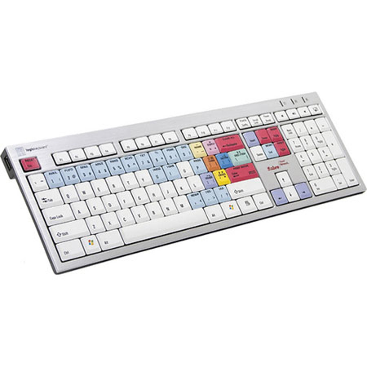 Line Simple Computer Keyboard LogicKeyboard Sabre Travel Network Slim Line PC Keyboard: Electronics ...