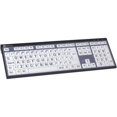 thumbnail image 1 of LogicSkin Silicone Protective Cover for PC Slim Line / Nero PC Slim Line Keyboard, Clear, 1 of 7