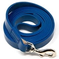thumbnail image 1 of Logical Leather 6 Foot Dog Leash - Best for Training - Water Resistant Heavy Full Grain Leather Lead - Blue, 1 of 1