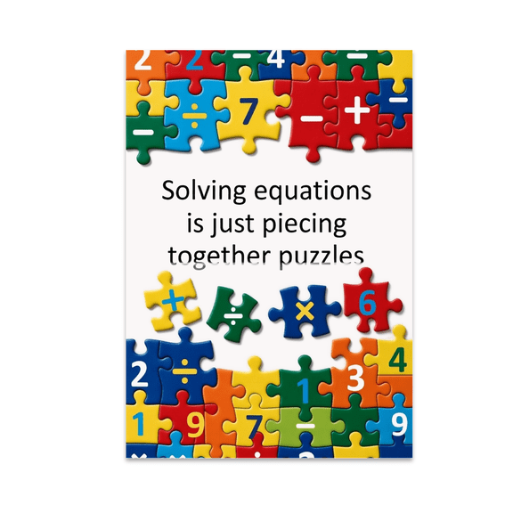 Logical Math Decor - Math Enthusiast - 13x19 Poster Print