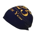 thumbnail image 1 of Logiee 2025 Happy New Year 3 Print Unisex Knit Beanie for Men Women Winter Hat,Beanies Skull Caps, 1 of 7