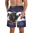 thumbnail image 1 of Logiee 2025 Happy New Year 4 Print Mens Swim Trunks Quick Dry Board Shorts,Breathable Hawaii Beach Shorts Swimwear Bathing Suits-XX-Large, 1 of 6