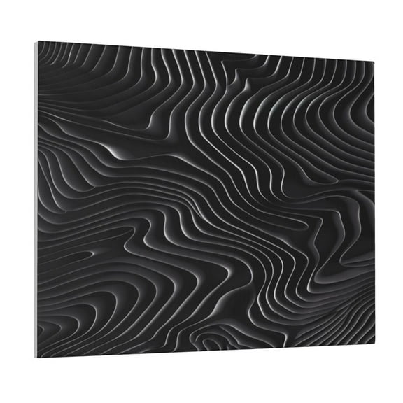 Logiee Abstract Black And White Waves Print Canvas Wall Art ,Art Poster,Canvas Decorative Picture,Decor Wall Pictures for Living Room Bedroom Bathroom,Ready to Hang