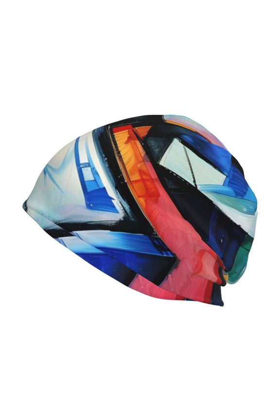 Abstract Cubist Printer Print Unisex Knit Beanie for Men Women Winter Hat,Beanies Skull Caps