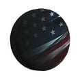 thumbnail image 1 of Logiee American Flag Waving Print Print Spare Tire Cover, Universal Wheel Protectors,Waterproof Dust-Proof UV Sun Wheel Tire Cover,Fit for SUV, RV, Travel Trailer, Truck-16 inch, 1 of 6