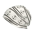 thumbnail image 1 of Logiee Anchors and Ropes Print Unisex Knit Beanie for Men Women Winter Hat,Beanies Skull Caps, 1 of 7