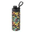 thumbnail image 1 of Logiee Angry Shark Pattern Print Water Bottle,18oz Sports Insulated Kettle for Cycling Gym Basketball Outdoor, Suitable as a Present, 1 of 7