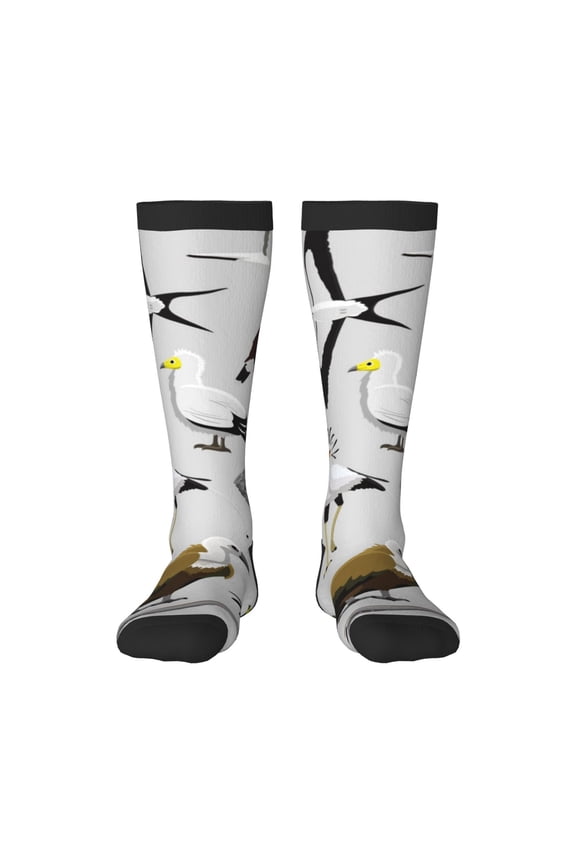 Animal Bird Print Gift Stocking Stuffers,Adult Stockings,Novelty Socks,Funny Socks Birthday Running Walking Sleeping