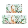 thumbnail image 1 of Logiee Animals-1 Print Kitchen Mats for Floor Sets of 2,Waterproof Kitchen Rugs,Non Slip Comfort Standing Mat Rug for Home,Runner,Sink,Office,Laundry, 1 of 6