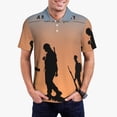thumbnail image 1 of Logiee Anzac Day Print Mens Polo Shirts,Mens Golf Polo Shirts,Short Sleeve Casual Polo Shirts for Men,Summer Fashion Beach Shirts-4X-Large, 1 of 6