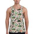 thumbnail image 1 of Logiee Armadillo Print Men's Workout Tank Top,Quick Dry Workout Tank Top,Gym Muscle Tee,Fitness Bodybuilding Sleeveless T Shirt-X-Large, 1 of 7