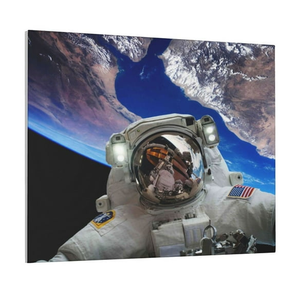 Logiee Astronaut in Outer Space Print Canvas Wall Art ,Art Poster,Canvas Decorative Picture,Decor Wall Pictures for Living Room Bedroom Bathroom,Ready to Hang