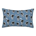 thumbnail image 1 of Logiee Astronaut Print Pillow Case,Throw Pillow Covers, Double Sided Plush Cushion Cover for Couch Sofa Bed, Only Pillowcase-16"x24", 1 of 6