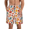 thumbnail image 1 of Logiee Autumn Leaves Print Mens Swim Trunks Quick Dry Board Shorts,Breathable Hawaii Beach Shorts Swimwear Bathing Suits-Medium, 1 of 6
