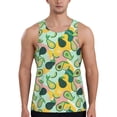 thumbnail image 1 of Logiee Avocado Print Men's Workout Tank Top,Quick Dry Workout Tank Top,Gym Muscle Tee,Fitness Bodybuilding Sleeveless T Shirt-Medium, 1 of 7