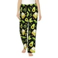 thumbnail image 1 of Logiee Avocado Toast Print Women Pajama Pants,Comfy Pj Bottom with Pockets & Drawstring,Stretch Casual Sleepwear-Small, 1 of 6