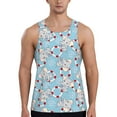 thumbnail image 1 of Logiee Baby Elephant Print Men's Workout Tank Top,Quick Dry Workout Tank Top,Gym Muscle Tee,Fitness Bodybuilding Sleeveless T Shirt-Medium, 1 of 7