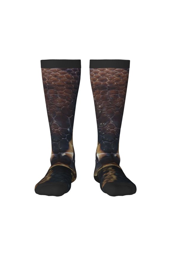 Ball Phyton Snake Print Gift Stocking Stuffers,Adult Stockings,Novelty Socks,Funny Socks Birthday Running Walking Sleeping