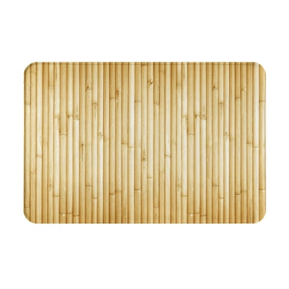 Logiee Bamboo Wall Print Welcome Mats for Entryway,Door Mat for Front Door,Entry Mat,Doormat for Garden, Garage, Patio, Home, Porch Decor