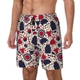 thumbnail image 1 of Logiee Barbeque1 Print Men's Swim Trunk,Quick Dry Board Shorts ,Men's Swim Trunks with Compression Liner, Bathing Suits with Pockets-Medium, 1 of 6