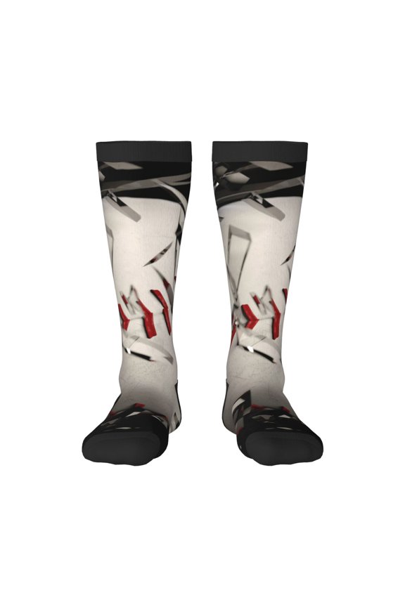 Baseball Breaking Glass Print Gift Stocking Stuffers,Adult Stockings,Novelty Socks,Funny Socks Birthday Running Walking Sleeping