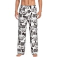 thumbnail image 1 of Logiee Beach Print Pajama Pants for Men,Men’s Pajama Bottoms,Mens PJ Pants with Pockets & Button Fly-3X-Large, 1 of 6