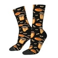 thumbnail image 1 of Logiee Bee and Honey Print Adult Socks for Men & Women,Calf Socks, Ankle Socks,Boots Socks,Breathable Casual Sock,Unisex Crew Socks, 1 of 6
