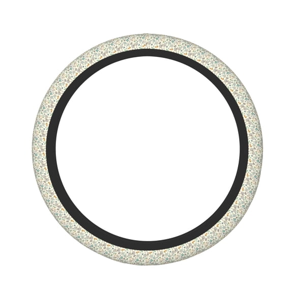 Logiee Bicycles And Boards Print Breathable Elastic Steering Wheel Cover, Non-Slip Stretch Steering Wheel Protector,Universal 15 Inch Fit Auto, Suvs, Truck