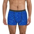 thumbnail image 1 of Logiee Blue Circles Mosaic Print Mens Boxer Briefs,Boxer Briefs for Men,Breathable Stretch Underwear,Boys Boxer Briefs-X-Large, 1 of 5