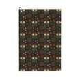 thumbnail image 1 of Logiee Boho Owl Print Golf Towels,16" x 24" Portable Golf Towel for Golf Bag with Carabiner Clip to Quickly Remove Sand,Mud and Sweat, 1 of 1